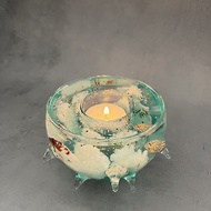 Uni - 海膽造型玻璃蠟燭台 (附茶蠟四個)