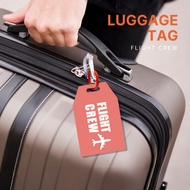 Happylife Luggage Tag Flight Crew Acrylic Waterproof Strong