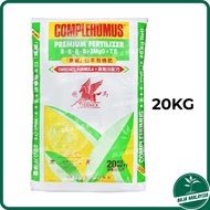 ZEENEX Complehumus Premium Ferlitizer 20KG 8-8-8+3MGO+TE Japan Organic Fertilizer Baja Kopi Baja Sub