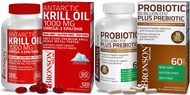 Probiotic 50 Billion CFU + Prebiotic with Apple Polyphenols & Pineapple Fruit Extrac + Bronson Antar