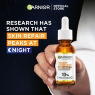 NEW Garnier Bright Complete 10% Pure Vitamin C Overnight Serum 30ml *