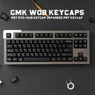 129 Key Dye-Sub Cherry Profile Keycap WOB BOW Japanese PBT Style Keycaps For Mechanical Keyboard GK6