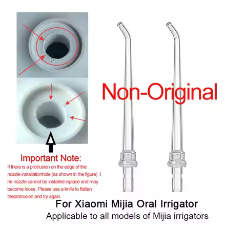 Replacement Water Flosser Nozzles for XIAOMI Mijia Oral Irrigator All Models, Waterpick Standard/ Or