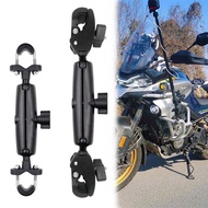 Motorcycle Bike Panoramic Monopod Handlebar Double Clip Bracket For Insta360 One X2 Gopro 11 10 9 Selfie Stick Camera Accessory