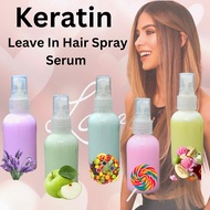 Borong Keratin Leave in Hair Serum 65ml/ OEM Jenama Sendiri / Wholesale vitamin serum bulat Jenama S