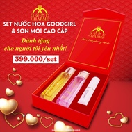 Set 2 Nước Hoa Char.me 20ml (Good Girl + My Love)+ 1 Son Caresmile Lipstick Cao Cấp