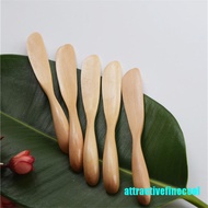 [Finecool] 1pc Wooden Butter Knife Cheese Spreader Handcraft natural materials kitchen tool