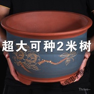 Flowerpot2025New Extra Large Purple Clay Flower Pot Tall Flower Pot Tall Ceramic Flower Pot Large Si