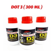 Motorcycle Brake Oil Dot 3 Brake Fluid 300 ml
