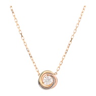 [Pre-owned] Cartier Trinity Necklace, 18K Yellow Watercolor