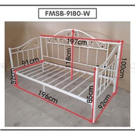 🔥READY STOCK🔥DAY BED SINGLE METAL BED FRAME/KATIL BESI/SOFA BED/DAYBED