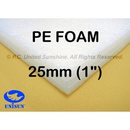 𝐔𝐍𝐈𝐒𝐔𝐍 𝐏𝐄 𝐅𝐎𝐀𝐌 25MM (1") Polyethylene Closed Cell Foam Sheet Multipurpose Layering 😎 Best Used with 