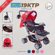 IRDY 19KTP Stroller For baby with Food tray and Bottle Holder - Red