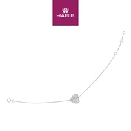 HABIB Diamond Bracelet in 375/9K White Gold 67514