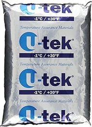 ThermoSafe U-tek 426 Phase Change Material Gel, -1°C Temperature, 10.5" L x 7.75" W x 1.188" H (Case