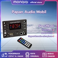 (Dikirim Dari Jakarta) Modul Kit Mp3 Modul Pemutar 2x40W 12V USB SD  Bluetooth model Card FM Radio D