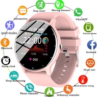 LIGE Smart Watch Layar Sentuh Penuh Olahraga Kebugaran IP67 Tahan Air Jam Tangan Pria for Android IO