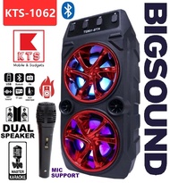 [KTS-1062] Wireless Portable Bluetooth Speaker With Led Light [Support Mic]