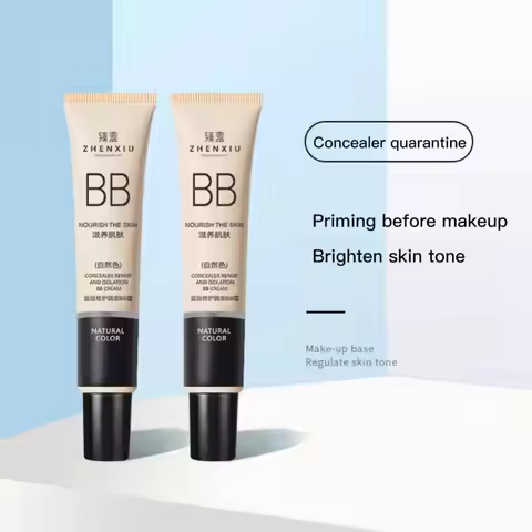 Perfect Poreless Primer BB Cream Natural Moisturizing Foundation Concealer Whitening Oil-control CC 