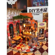 Rolife rolife Chelsea Bar DIY Art House Three-Dimensional House Model Miniature Assembly Gift