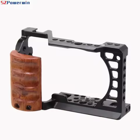 Camera Metal Protective Frame Cover Cage For Sony A6000 A6300 A6400 A6500 Cold Shoes Mount Camera Ra