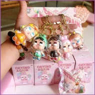 SQ4 Random One Crying baby blind box Naked board keychain doll Adorable cartoon gift ornaments QS4