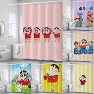 Customized Door Curtain Cartoon Crayon Shin-Chan Printed Waterproof Shower Curtain Door Curtain Feng Shui Door Curtain Toilet Door Curtain Double Door Curtain Thickened Waterproof Shower Curtain Partition Cur