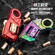 Agent Fractured Glock Children's Toy Gun Mini Ring Decompression Pistol Alloy Throwing Shell Boy Sci