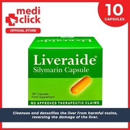 Liveraide Silymarin - 10 CAPSULES