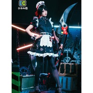 Extinction Zero Ellen Qiao Maid Costume Shark Girl Cosplay Costume Ready Stock Full Set 7.15
