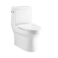 COTTO สุขภัณฑ์ชิ้นเดียว (ท่อลงพื้น) รุ่น เวิร์ธ (กดข้าง) C11010 a As the Picture One