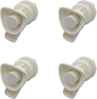 Maxmoral 4pcs Cooler Water Spigot, White Push Button Spigot Water Cooler Compatible with Rubbermaid 