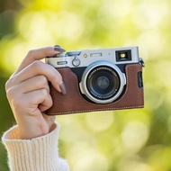 ** Niu * Fuji x100VI Protective Case x100VI Camera Bag x100VI Half-Pack Base Leather Diagonal Access