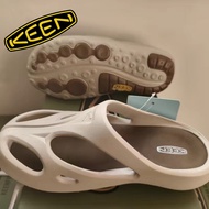 2025 ผู้ชายรองเท้าแตะลายมะพร้าว KEEN รองเท้าแตะยางรองเท้าชายระบายอากาศกลางแจ้งรองเท้าแตะเดินชายหาดสำ