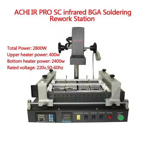 ACHI IR PRO SC Infrared BGA Soldering Rework Station For Motherboard Chip PCB Refurbished Repair Mac