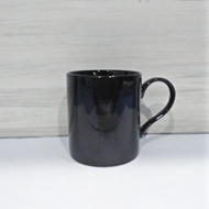 HITAM 8cm Black Ceramic mug/Beautiful mug/Unique mug/Cup/Glass mug