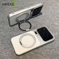 Phone Case With Magnetic Stand For Vivo iQOO Z11 Z11X Z10 Z10X Z10R Z9X Z9 Turbo Plus Z7 Z7i Z6 Lite