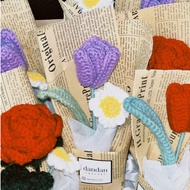 Handmade Crochet Single Flower Bouquet [Price for 1 flower only]