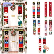 FANSIN1 Christmas Couplets Polyester Home Gift Christmas Banner