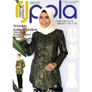 POLA PAKAIAN BAJU KEBAYA MODEN 64 RJPOLA ROSITA JAAFAR