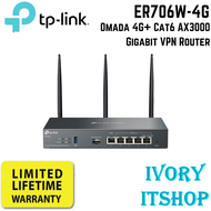 TP Link ER706W-4G Omada 4G+ Cat6 AX3000 Gigabit VPN Router