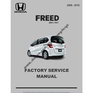 Honda Freed 2008 - 2016 GB3 L15A7 Factory Workshop Repair Service Manual (Indonesian Language)