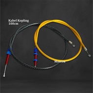 PAKET KAWAT TALI KABEL KOPLING SERAT KARBON PANJANG 110 CM PNP universal VIXION VERZA BYSON NINJA S 