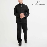 Gene Martino Baju Melayu Premium Dull Satin Classic Fit 777 - Black 99