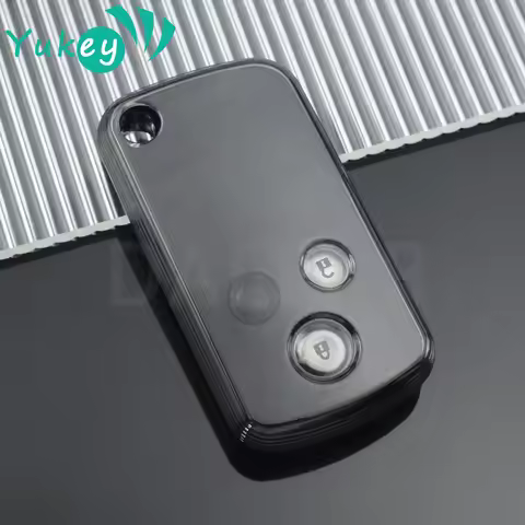 Transparent Car Remote Case Key Cover for Honda Fit Jazz Shuttle GP2 Spada StepWgn RG1 Freed Spike G