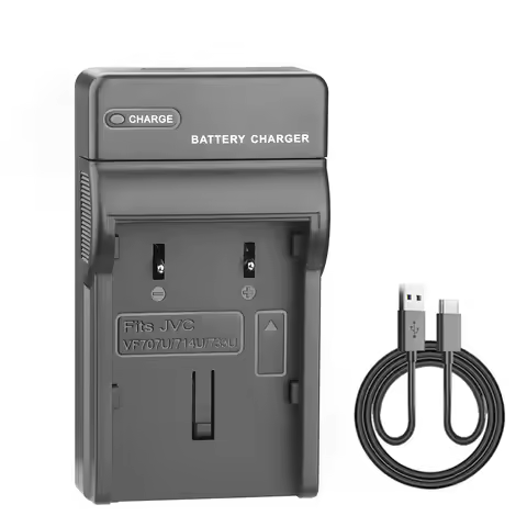 USB-C Battery Charger BN-VF707 for JVC BN-VF707U BN-VF714U GZ-MG77U, GZ-MG77US ,BN-VF733, BN-VF733U