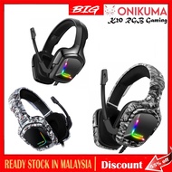 ONIKUMA K20 Gaming Headset PS4 Headset with 7.1 Surround Soundwith Mic , Soft Memory Earmuff for PS4