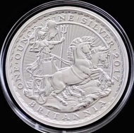 1 Oz 1安士 2017 不列顛銀幣 Britannia 20th Anniversary 1997-2017 Chariot Design Silver Bullion Coin