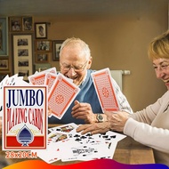 28x20CM 54 Sheets Jumbo Poker Cards Unique Playing Card/s Fun Wedding Idea Game/s Big Poker Card/s J