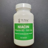 ㊝ Dr. Berg Niacin 🎯 維生素B3 500mg $180 (只有2樽)